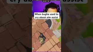 Bugha used to cry about aim assist 🎯😭 #fortnite #200pumpedbtw #gaming #fortniteclipz