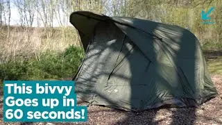 This bivvy goes up in under 60 seconds! TFGear Airflo MK3 Bivvy Review | Carp Fishing 2020