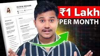 Earn ₹1 LAKH/ Month By Writing Resume With AI ( Step by Step Guide )