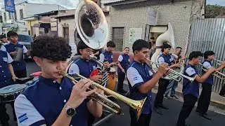 Fiestas patronales cojute 2026 ilobasco Latín Band #cachiporristas #dance #ElSalvador 