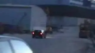 Ben beim Autotesten (ich)
