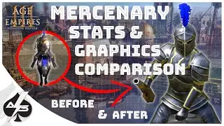 Mercenary Stats & Graphics Comparison (2007 vs 2020) | Age of Empires III: Definitive Edition