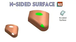 N-Sided Surface | How to use N-Sided Surface in NX | NX 1980 | NX CAD |