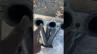 New headers for 02 Acura tl type s #carproject #acuratltype