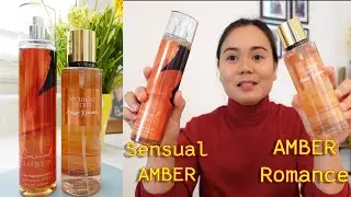 Amber Romance Versus Sensual Amber | Victoria's Secret Vs Bath & Body Works