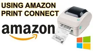 Как использовать термопринтер для этикеток Amazon Print Connect 4x6 (2019)