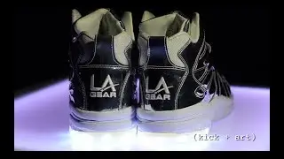 Kick Art- LA Gear Liquid Silver LA Lights (Tyga)