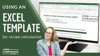 How to make Recipe Calculation using Excel (Recipe Calculation Template)