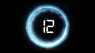 Countdown Timer 20 sec  v 466  news theme   circle equalizer effects with sound HD 4k!