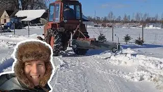 Наша жизнь в деревне зимой
