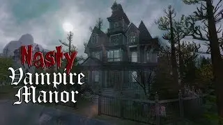 Nasty Vampire Manor | Stop Motion Speed Build | Sims 4