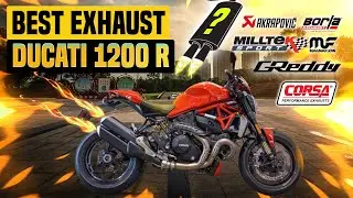 Ducati Monster 1200 R Exhaust Sound🔥Remus,SC Project,Spark,Termignoni,Upgrade