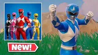 NEW POWER RANGERS BUNDLE Gameplay In Fortnite!