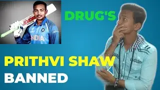 BREAKING - Prithvi Shaw BANNED | Drug's | Pawan Manral