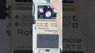 Rotary Cabinet in a Pedal! Boss RT-2 Rotary Ensemble 🌀 #guitarpedal #bosspedals #guitareffects