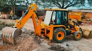 jcb machine 3dx plus mitti khudai in Village working video _#constructionequipment _#jcb _#jcbvideo 