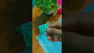 waste paper se😱fruit slice corner bookmarks😍#ytshorts #art #bookmark #tending
