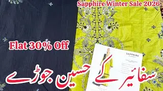 Sapphire Flat 30% Off Sale On Winter Articles || Sapphire Shopping Haul Video💕 #sapphire #sale 