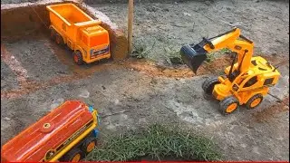STUCKING HEAVY RC TRUCK TRACTOR - RC LIEBHERR 970 KABOLITE EXCAVATOR