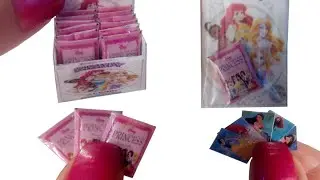 DIY Miniature ☆Sticker Album Princess☆ for Dollhouse TUTORIAL - Crafts