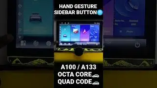 HAND GESTURE SIDEBAR BUTTON 🔘 कैसे लाये CAR STEREO SCREEN पर!#carstereo #button #androidcarstereo
