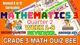 Grade 3 Math Quiz Bee Reviewer Quarter 2