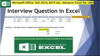 Sum data except Error value in Excel