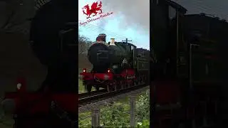 [#TSC Shorts 17] GWR no.3440 passes Ty Poeth farm, on the Penwyth valley railway.