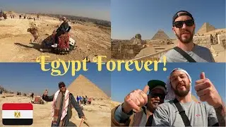 Exploring Giza Pyramid’s & Great Sphinx in Cairo Egypt! Inside Khafre Burial Chamber! Travel Vlog 62