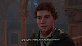 How to be Invisible Disillusionment Charm - Hogwarts Legacy Walkthrough Part 2023 - Sneak Library