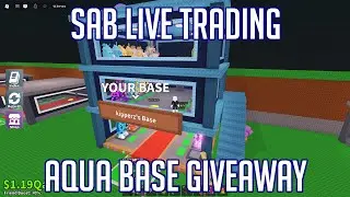 We gave away 21 Aquatic Bases in Steal a Brainrot! | ROBLOX | SAB AQUATIC BASE GIVEAWAY