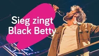 Sieg De Doncker stagedivet tijdens zijn versie van Black Betty