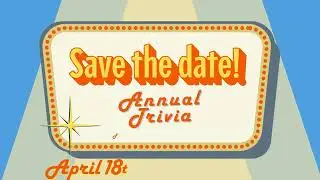 Save the date annual fundraiser - April 18th, 2026 @3:00pm