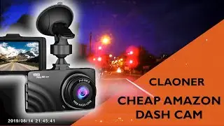 Claoner dash cam 1080p (night) #amazon #dashcam #claoner
