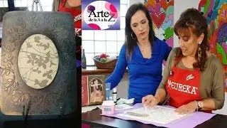 C&oacute;mo usar pasta de modelado con stencil