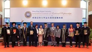 Hong Kong Baptist University Inauguration Ceremony of Endowed Professorships 2020