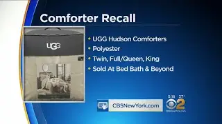 UGG Comforters Recalled