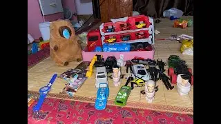 McQueen cars, capybara, skibidi cars, police cars, dump trucks, racing cars, superheroes