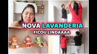NOSSA NOVA LAVANDERIA COM OS PRODUTOS DA COZIMAX FICOU PRONTA, GRATIDÃO 🙏