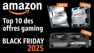 Top 10 des offres gaming pour le Black Friday 2025 : faites de grosses &eacute;conomies sur Amazon !