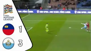 San Marino's SHOCKING Remontada Win in Liechtenstein 1-3  | Highlights Goals | Nations League 2024