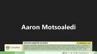 IMPACT OF U.S. GOVERNMENT EXECUTIVE ORDER ON HEALTH IN SA