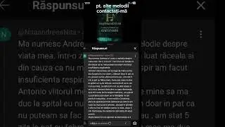 Povestea ta transformata in melodie @NitaandreeaNita 