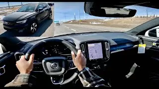 2023 Volvo XC40 Recharge Pure Electric Plus - POV Test Drive 3D Audio