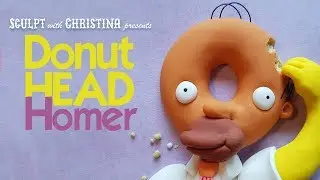 Donut Head Homer: Polymer Clay Tutorial