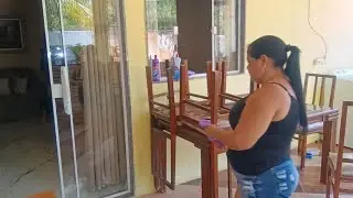 LAVANDO A VARANDA + ESSE PRODUTO É MUITO BOM 
