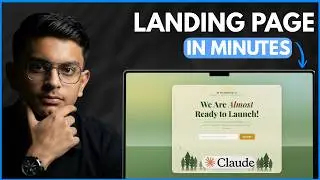 How I Built a Landing Page Using Claude AI (Beginner Friendly)