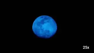 Observing the moon with the Skywatcher 705-w telescope (with blue filter)