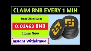 Claim BNB 0.50$ || Best BNB WEBSITE || MEMON EARNING TRICKS