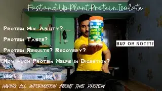 Fast and Up Plant Protein Review | Mango Flavour | Vegan Protein | FitnessTalksWithChetan